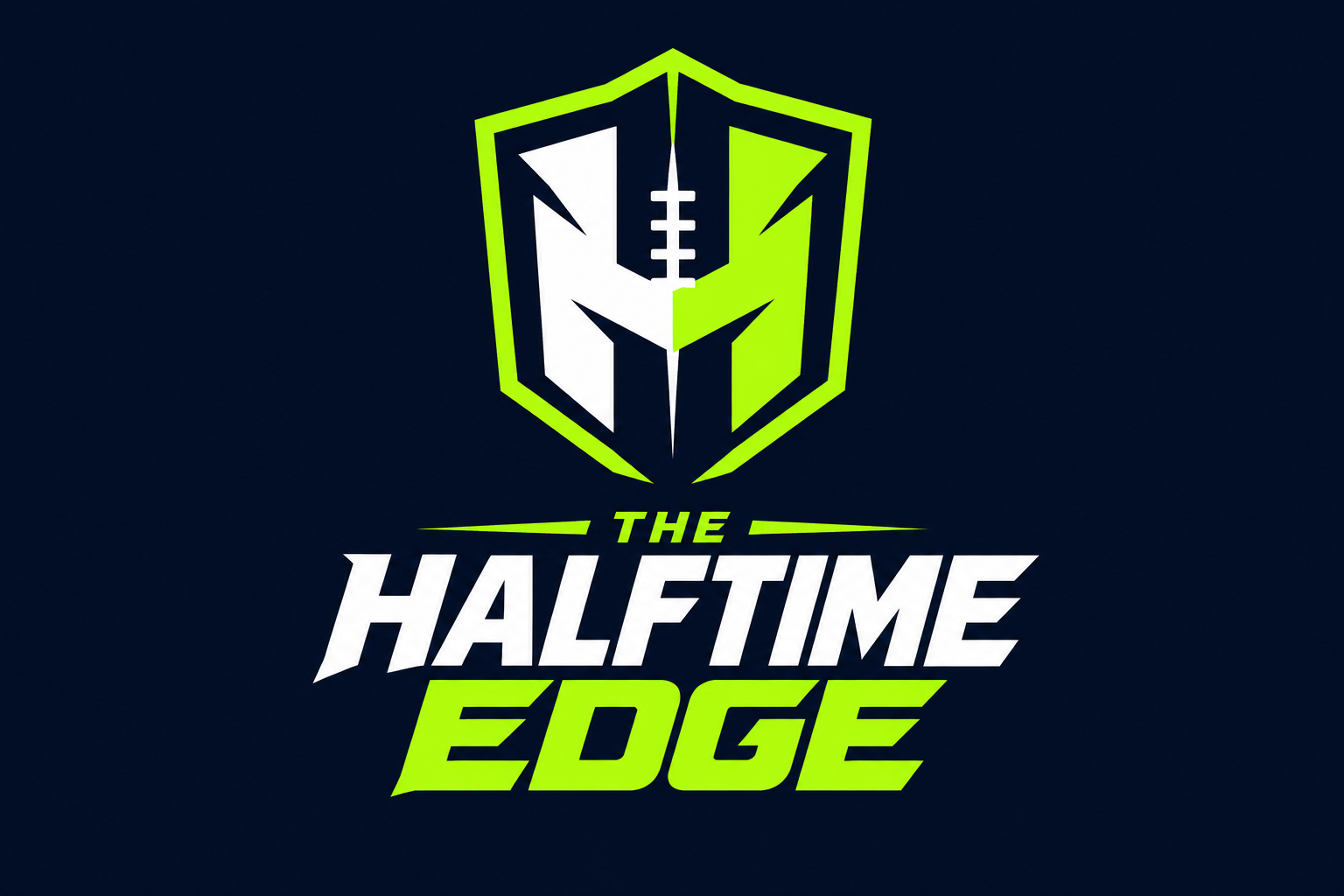 The Halftime Edge shield